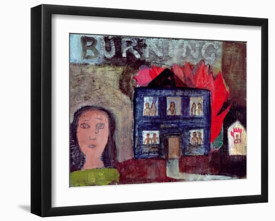 Lot's Wife Looks Back (Burning), 1991-Albert Herbert-Framed Giclee Print