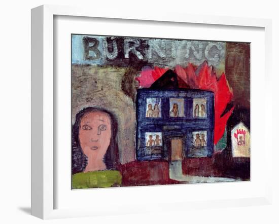 Lot's Wife Looks Back (Burning), 1991-Albert Herbert-Framed Giclee Print