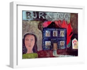 Lot's Wife Looks Back (Burning), 1991-Albert Herbert-Framed Giclee Print