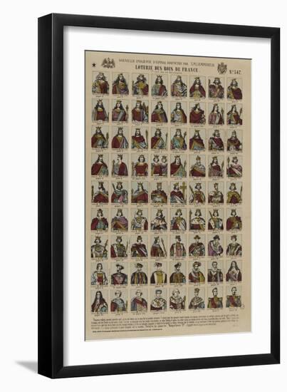 Loterie des rois de France-null-Framed Giclee Print