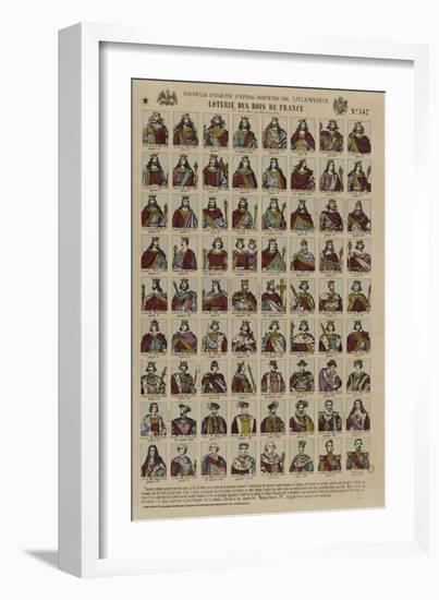 Loterie des rois de France-null-Framed Giclee Print