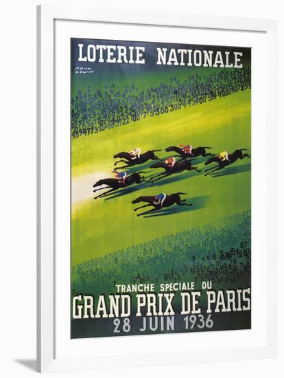 Loterie Nationale-Paul Colin-Framed Art Print