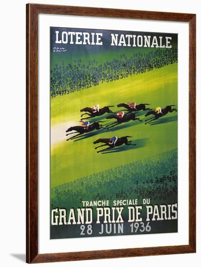 Loterie Nationale-Paul Colin-Framed Art Print