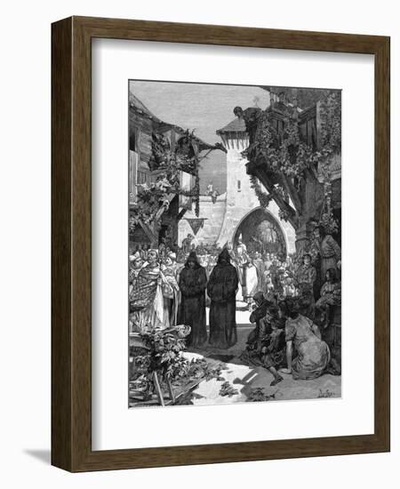 Lothair and Innocent-Alphonse Mucha-Framed Art Print