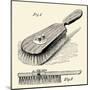 Lotion Dispensing Hair Brush-null-Mounted Art Print