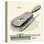 Lotion Dispensing Hair Brush-null-Stretched Canvas