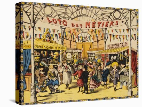 Loto Des Metiers Poster-null-Stretched Canvas