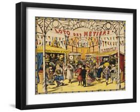 Loto Des Metiers Poster-null-Framed Giclee Print