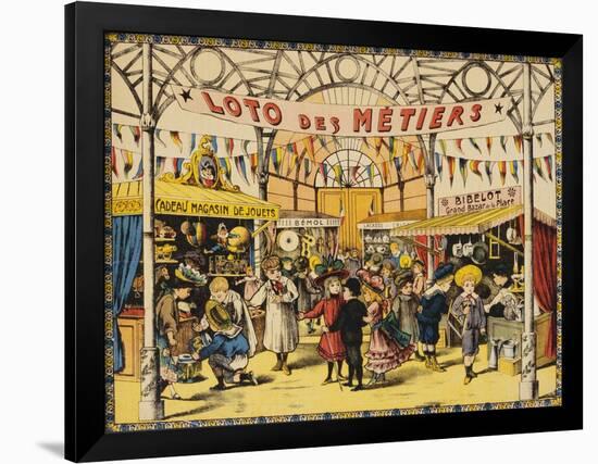 Loto Des Metiers Poster-null-Framed Giclee Print