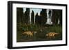 Lotosaurus Reptiles Dig for Clams in a Tidal Swamp-Stocktrek Images-Framed Art Print