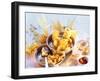 Lots of Different Types of Pasta in Dishes, Tomato Sauce-Ulrike Holsten-Framed Photographic Print