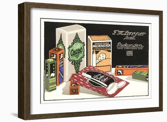 Lots of German Products-null-Framed Art Print