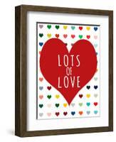 Lots of Love-Shelley Lake-Framed Art Print