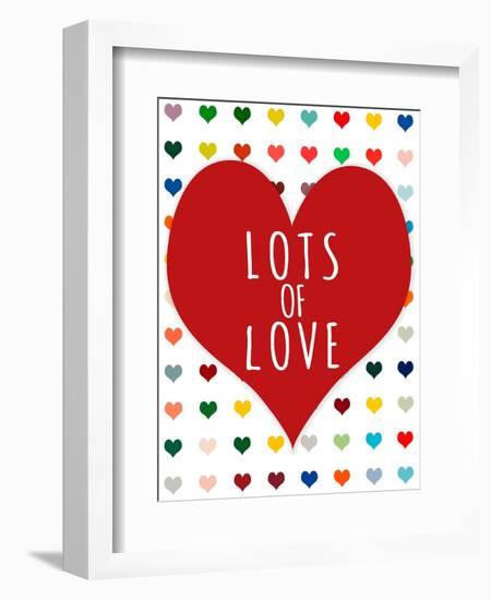 Lots of Love-Shelley Lake-Framed Art Print