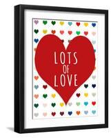 Lots of Love-Shelley Lake-Framed Art Print