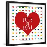 Lots of Love-Shelley Lake-Framed Art Print