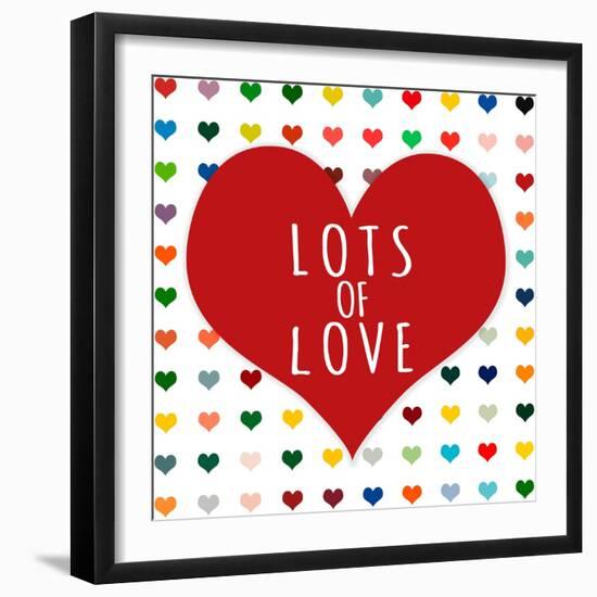 Lots of Love-Shelley Lake-Framed Art Print