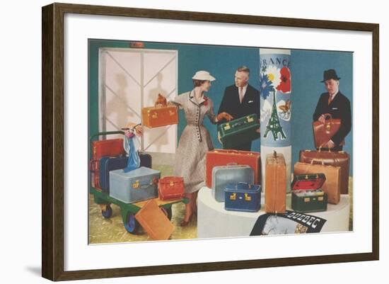 Lots of Luggage-null-Framed Art Print