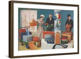 Lots of Luggage-null-Framed Art Print