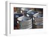 Lots of Metal Barrels at A Beer Factory-Voy-Framed Photographic Print