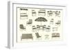 Lots of Outdoor Furniture-null-Framed Art Print