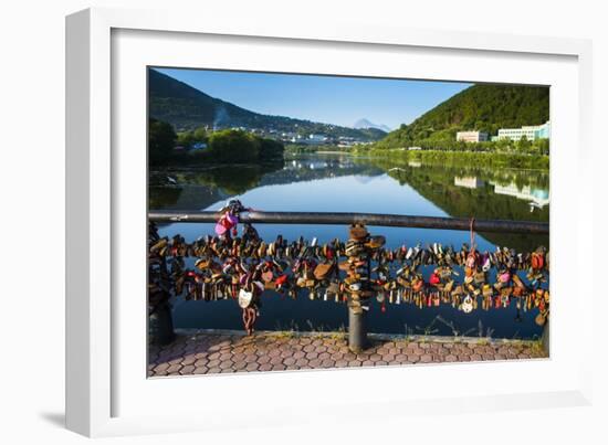 Lots of Padlocks and Chains-Michael Runkel-Framed Photographic Print