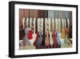 Lots of Ties-null-Framed Art Print