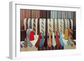 Lots of Ties-null-Framed Art Print