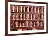 Lots of Wigs on Mannequins' Heads-null-Framed Premium Giclee Print