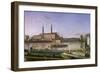 Lots Road and Barges, 1988-Richard Foster-Framed Giclee Print