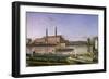 Lots Road and Barges, 1988-Richard Foster-Framed Giclee Print