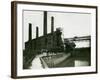 Lots Road Power Station in Chelsea, 1923-null-Framed Photographic Print