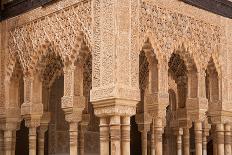 Moorish Plasterwork and Tiles from inside the Alhambra Palace-Lotsostock-Photographic Print