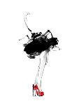 Red Shoes-Lotta Larsdotter-Laminated Art Print