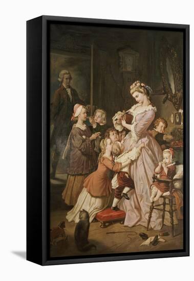 Lotte (Werther's Leiden)-Wilhelm Von Kaulbach-Framed Stretched Canvas