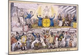 Lotteries, 1826-Isaac Robert Cruikshank-Mounted Giclee Print