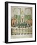 Lottery Draw, Coopers Hall, City of London, 1803-W Charles-Framed Giclee Print