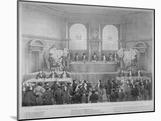 Lottery Draw, Coopers Hall, City of London, 1825-Day & Haghe-Mounted Giclee Print