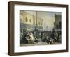 Lottery Draw in Saint Mark's Square, 1847-Eugenio Gignous-Framed Giclee Print