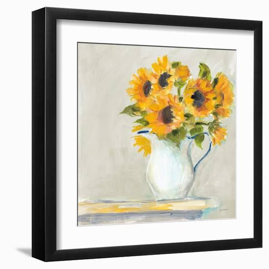 Lotties Sunflowers-Sue Schlabach-Framed Art Print