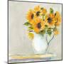 Lotties Sunflowers-Sue Schlabach-Mounted Art Print