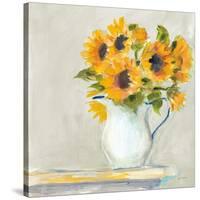 Lotties Sunflowers-Sue Schlabach-Stretched Canvas