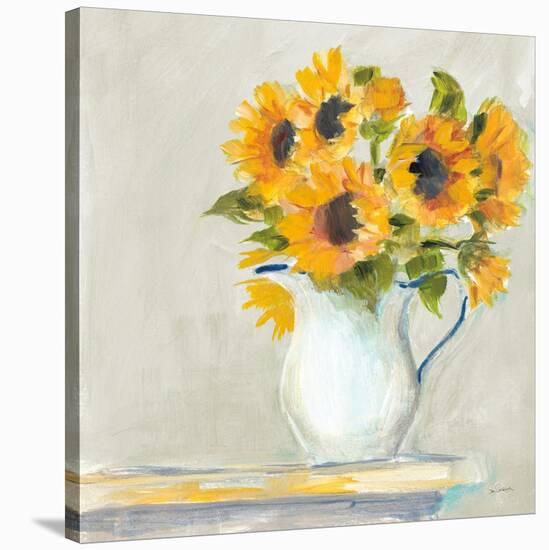 Lotties Sunflowers-Sue Schlabach-Stretched Canvas