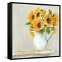 Lotties Sunflowers-Sue Schlabach-Framed Stretched Canvas