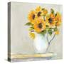 Lotties Sunflowers-Sue Schlabach-Stretched Canvas
