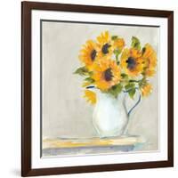 Lotties Sunflowers-Sue Schlabach-Framed Art Print