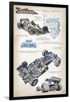 Lotus 95T Technical-Lantern Press-Framed Art Print