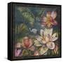 Lotus and Crane-Bill Jackson-Framed Stretched Canvas