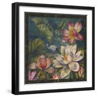 Lotus and Crane-Bill Jackson-Framed Giclee Print