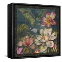 Lotus and Crane-Bill Jackson-Framed Stretched Canvas